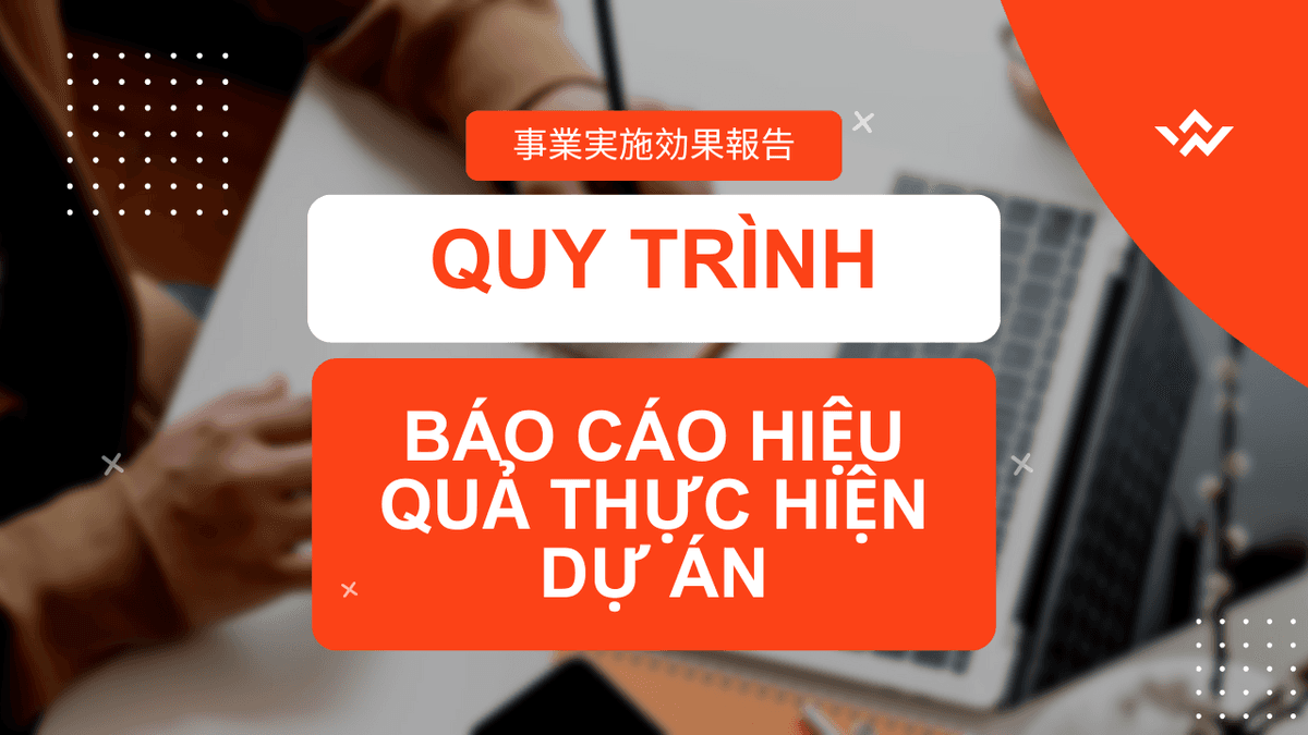 Báo cáo hiệu quả thực hiện dự án (事業実施効果報告)